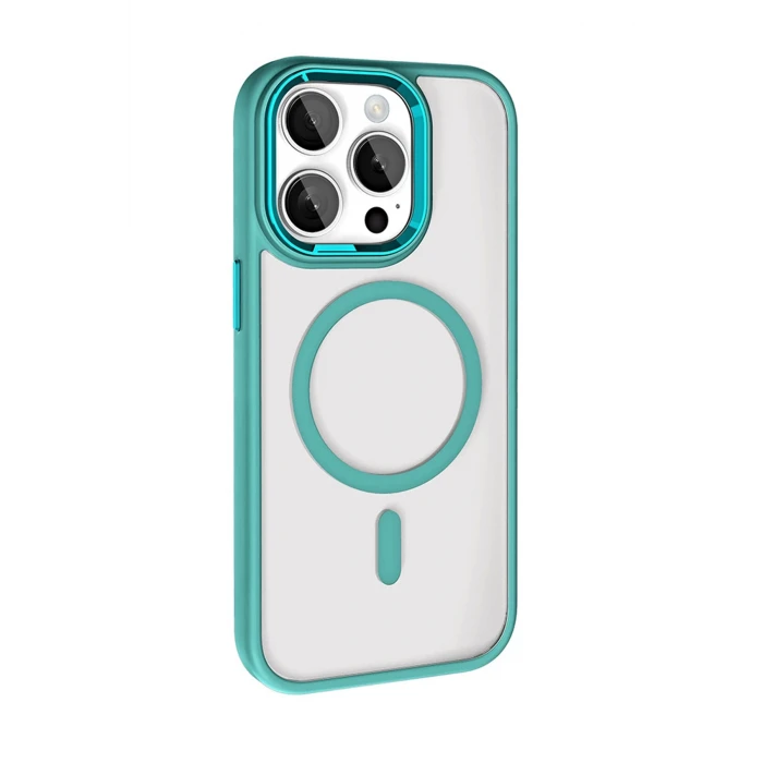 ieg™  Apple iPhone 15 Pro Max Terea Magsafe Kapak - Yeşil