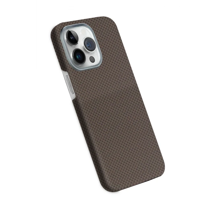 ieg™  Apple iPhone 15 Pro Max Volt Magsafe Kapak - Kahverengi