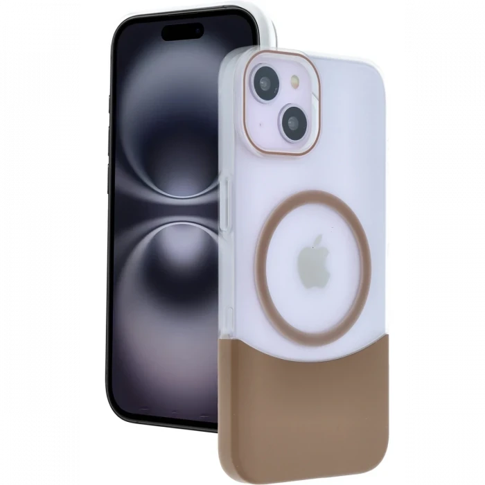 ieg™  Apple iPhone 15 Velar Magsafe Kapak - Çöl Titanyum