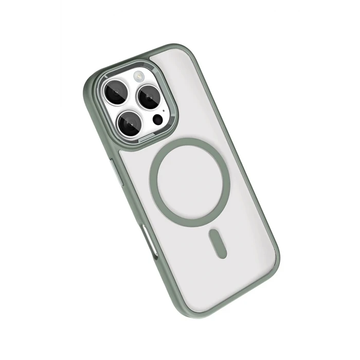 ieg™  Apple iPhone 16 Pro Max Terea Magsafe Kapak - Titan Gri