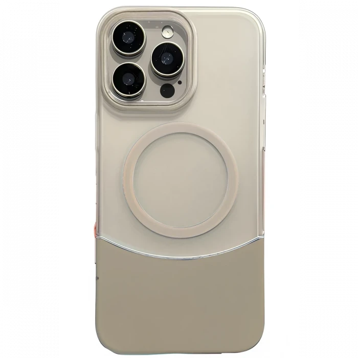 ieg™  Apple iPhone 16 Pro Max Velar Magsafe Kapak - Natural Grey