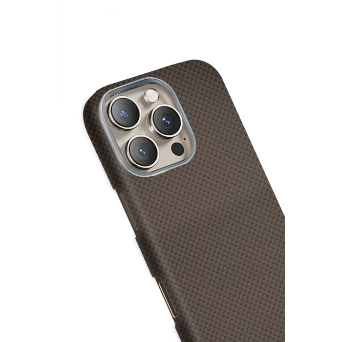 ieg™  Apple iPhone 16 Pro Max Volt Magsafe Kapak - Kahverengi