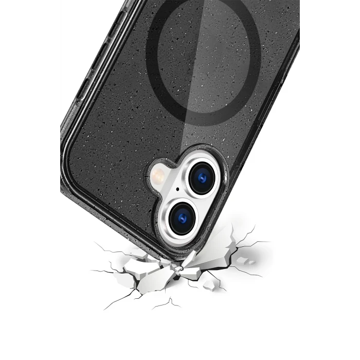 ieg™  Apple iPhone 16 Star Magsafe Kapak - Siyah