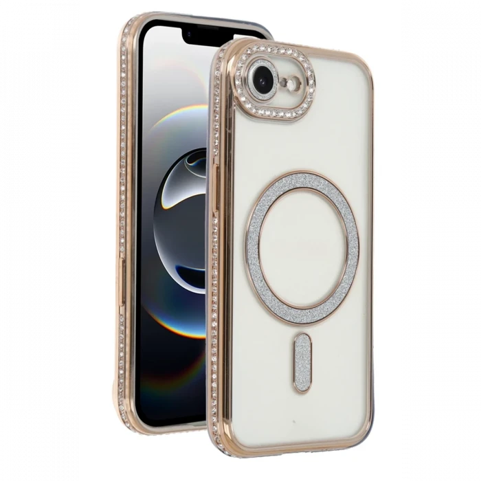 ieg™  Apple iPhone 16E Joke Simli Magneticsafe Kılıf - Gold