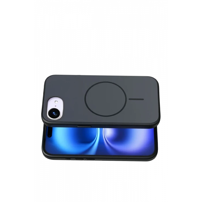 ieg™  Apple iPhone 16E Neva Magsafe Kapak - Siyah