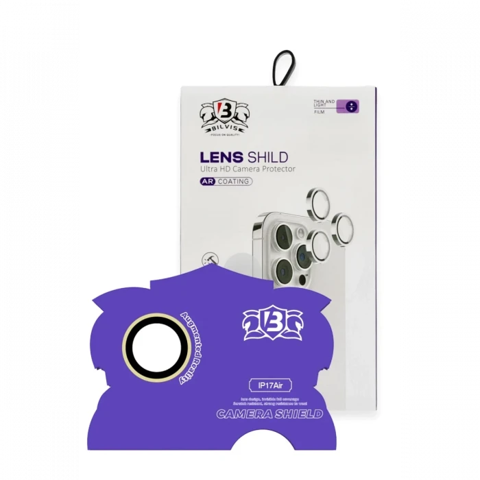 ieg™  Apple iPhone 17 Air Bilvis Titan Kamera Lens - Gold