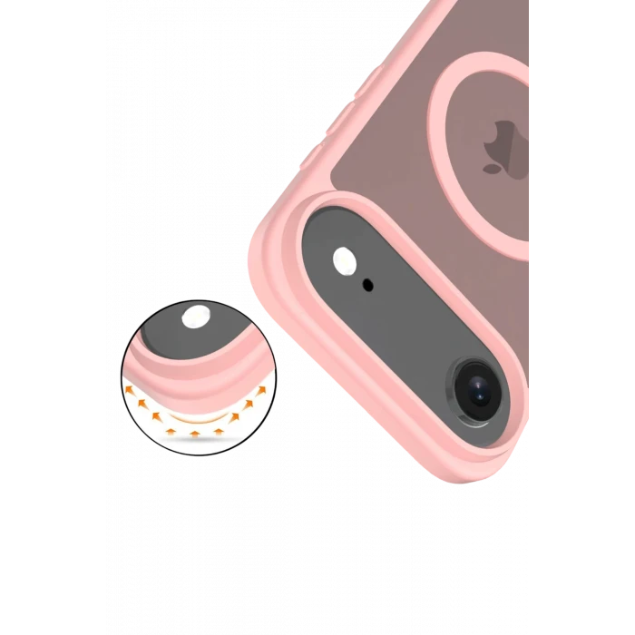 ieg™  Apple iPhone 17 Air Jota Magsafe Kapak - Pudra