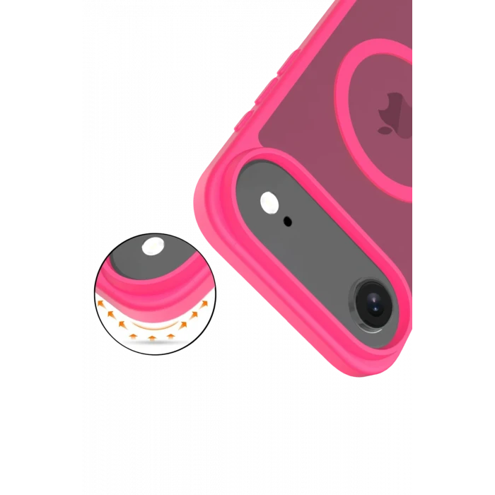 ieg™  Apple iPhone 17 Air Jota Magsafe Kapak - Rose