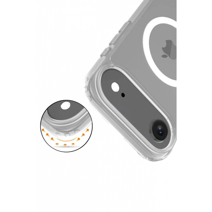 ieg™  Apple iPhone 17 Air Jota Magsafe Kapak - Şeffaf