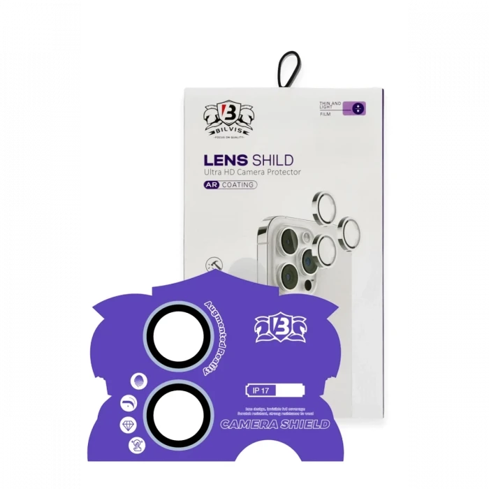 ieg™  Apple iPhone 17 Bilvis Titan Kamera Lens - Açık Mavi