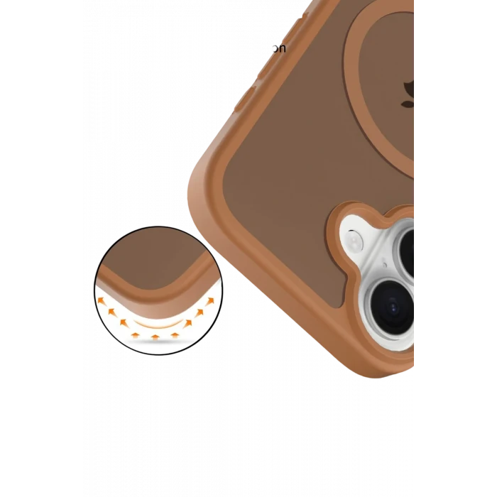 ieg™  Apple iPhone 17 Jota Magsafe Kapak - Çöl Titanyum