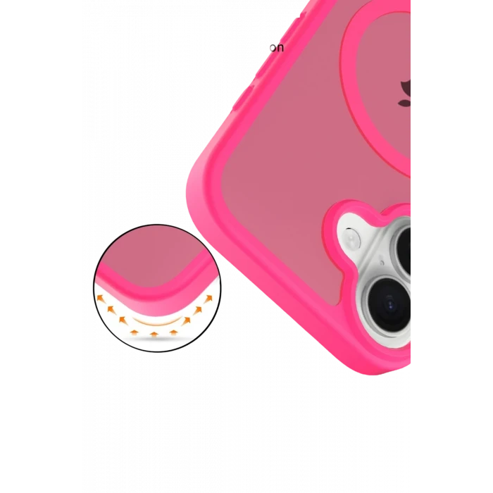 ieg™  Apple iPhone 17 Jota Magsafe Kapak - Rose