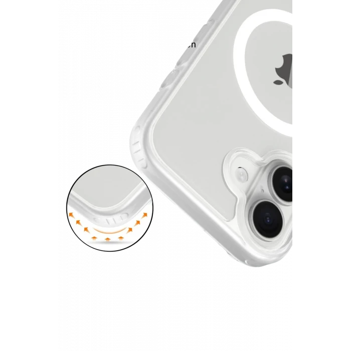 ieg™  Apple iPhone 17 Jota Magsafe Kapak - Şeffaf