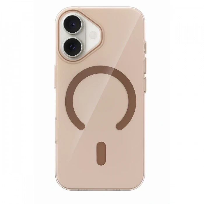 ieg™  Apple iPhone 17 PC Blank Magsafe Kapak - Çöl Titanyum