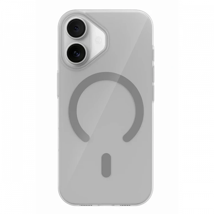 ieg™  Apple iPhone 17 PC Blank Magsafe Kapak - Natural Grey