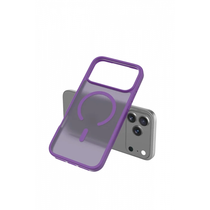 ieg™  Apple iPhone 17 Pro Jota Magsafe Kapak - Derin Mor