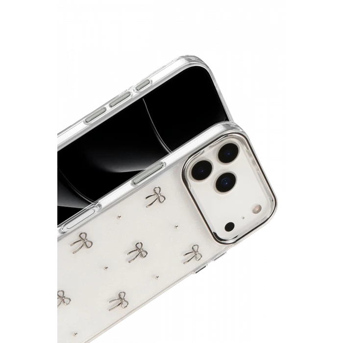 ieg™  Apple iPhone 17 Pro Max Fiyonk Desenli Kapak - Desen 5