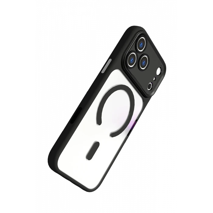 ieg™  Apple iPhone 17 Pro Max Hazar Magsafe Kapak - Siyah