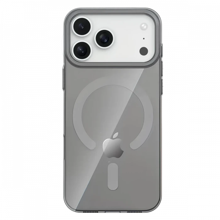 ieg™  Apple iPhone 17 Pro Max PC Blank Magsafe Kapak - Natural Grey