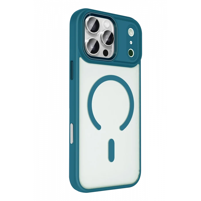 ieg™  Apple iPhone 17 Pro Max Terea Magsafe Kapak - Açık Mavi