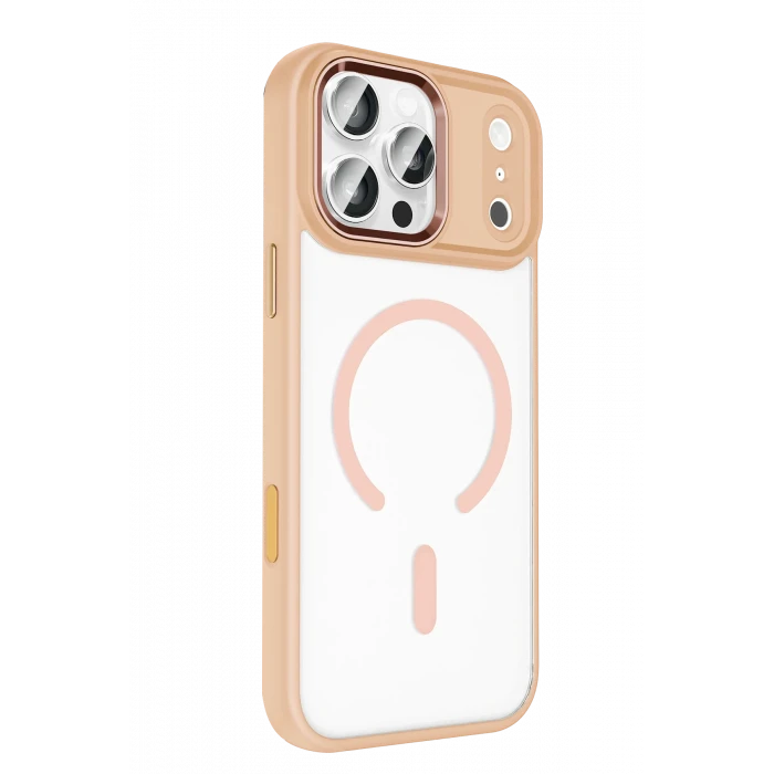 ieg™  Apple iPhone 17 Pro Max Terea Magsafe Kapak - Pembe