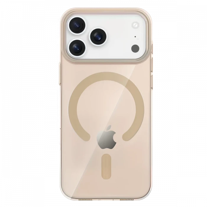 ieg™  Apple iPhone 17 Pro PC Blank Magsafe Kapak - Çöl Titanyum