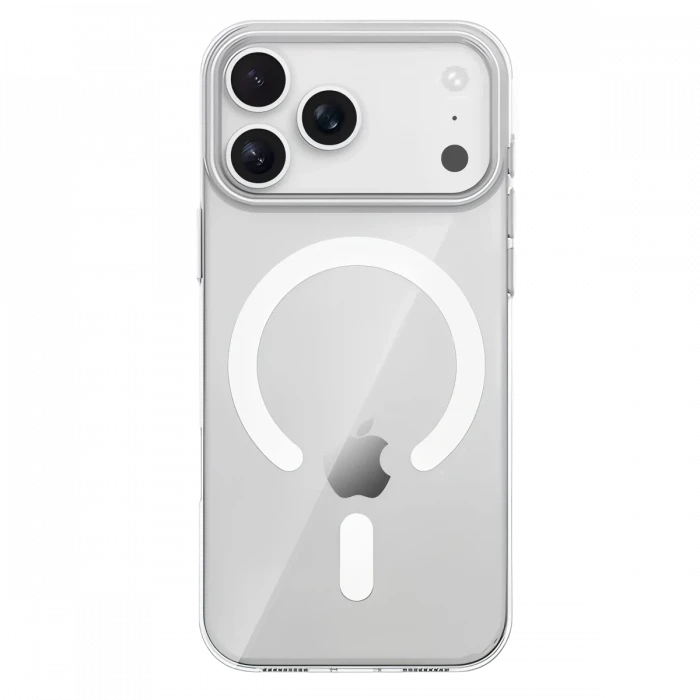 ieg™  Apple iPhone 17 Pro PC Blank Magsafe Kapak - Şeffaf