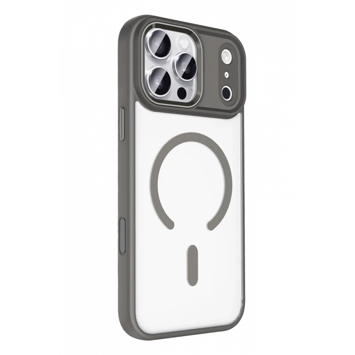 ieg™  Apple iPhone 17 Pro Terea Magsafe Kapak - Gri