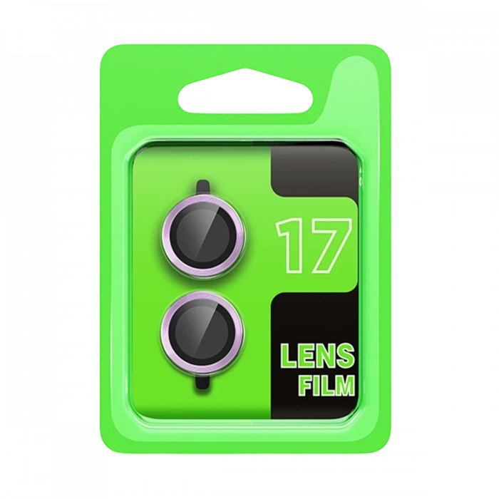 ieg™  Apple iPhone 17 Raze Metal Kamera Lens - Açık Mor