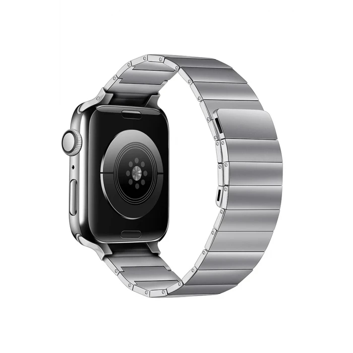 ieg™  Apple Watch 38mm KR404 Huks Kordon - Gümüş