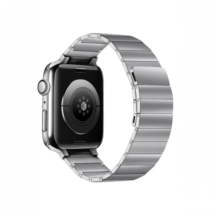 ieg™  Apple Watch 38mm KR404 Huks Kordon - Gümüş