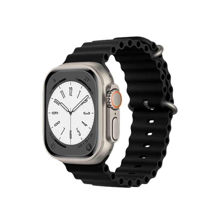 ieg™  Apple Watch 38mm Ocean Kordon - Siyah