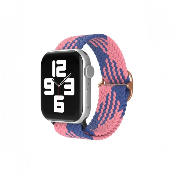 ieg™  Apple Watch 42mm Star Kordon - Pembe-Mavi