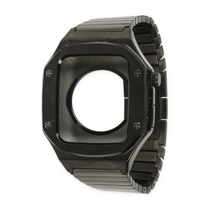 ieg™  Apple Watch 44mm KR409 Metal Kordon - Siyah