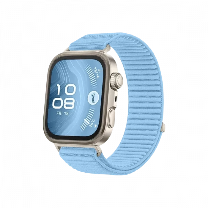 ieg™  Huawei Fit 4 Braid Kordon - Açık Mavi