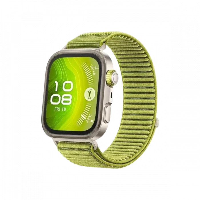 ieg™  Huawei Fit 4 Braid Kordon - Açık Yeşil