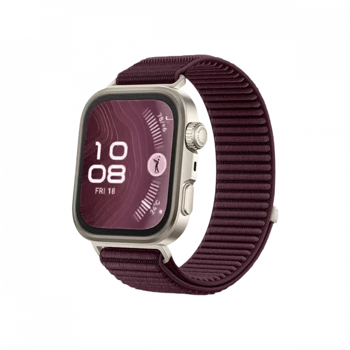 ieg™  Huawei Fit 4 Braid Kordon - Mürdüm