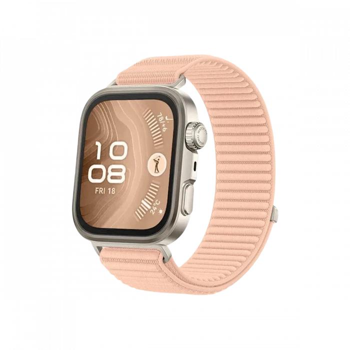 ieg™  Huawei Fit 4 Braid Kordon - Pudra