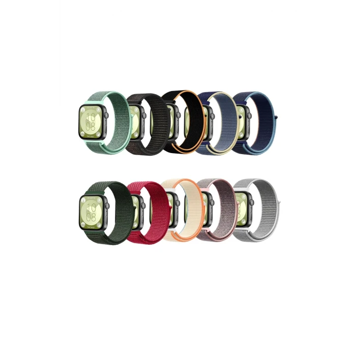 ieg™  Huawei Fit 4 Hasırlı Cırtcırtlı Kordon - Pembe