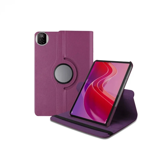 ieg™  Huawei Honor Pad X7 360 Tablet Deri Kılıf - Mor