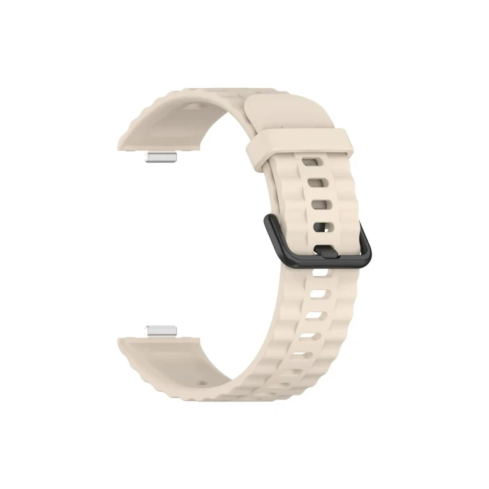 ieg™  Huawei Watch Fit 3 Klasik Kordon - Bej