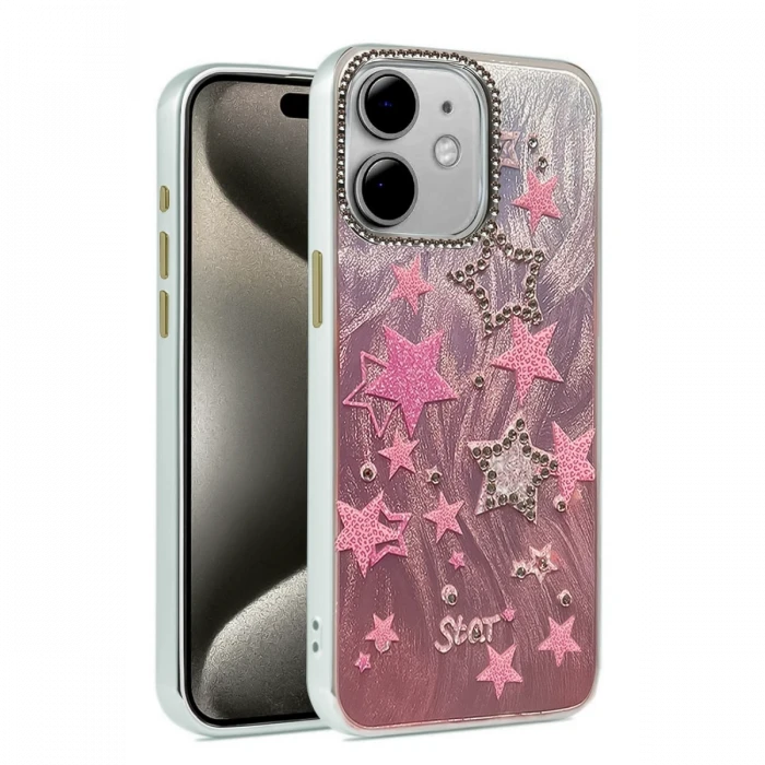 ieg™  iPhone 11 Kılıf Blade Aynalı Desenli Kapak - Desen 7