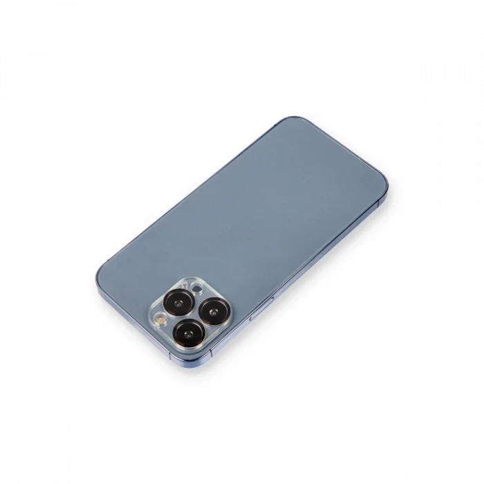 ieg™  iPhone 12 Pro Max Metal Kamera Lens Koruma Cam - Siyah