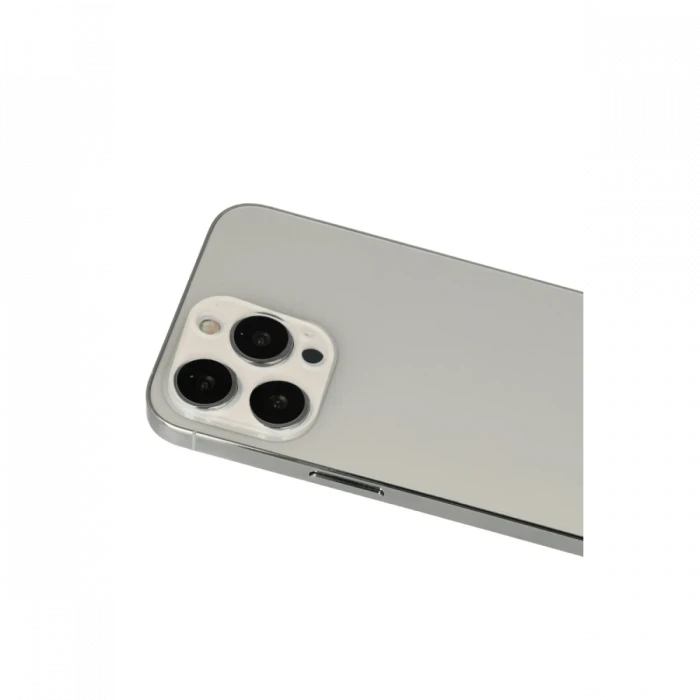 ieg™  iPhone 13 Pro Max Rainbow Kamera Lens Koruma Cam - Beyaz