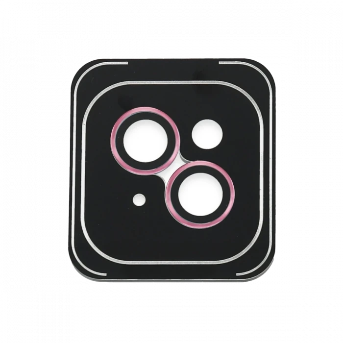 ieg™  iPhone 14 PVD Metal Kamera Lens - Pembe