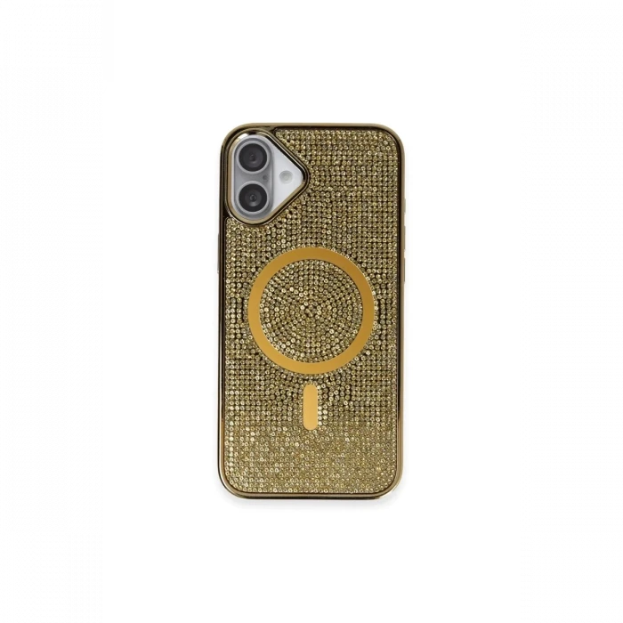 ieg™  iPhone 16 Plus Kılıf Helen Magsafe Kapak - Gold