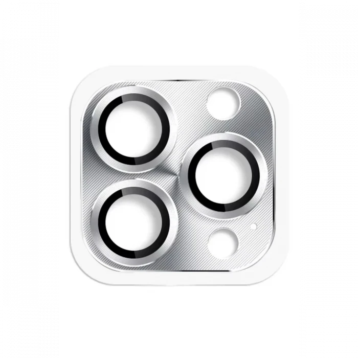 ieg™  iPhone 16 Pro Max Pers Alüminyum Kamera Lens - Gümüş