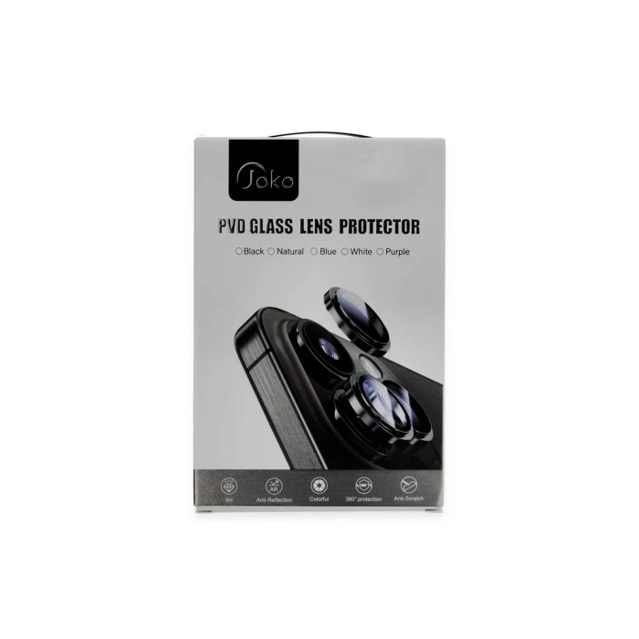ieg™  iPhone 16 Pro Max PVD Metal Kamera Lens - Gümüş