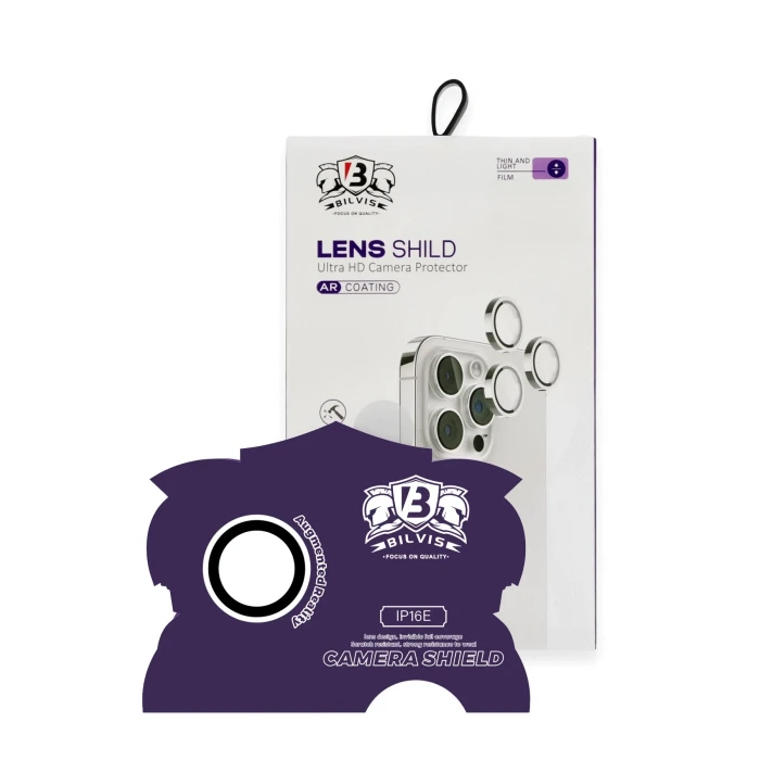 ieg™  iPhone 16E Bilvis Titan Kamera Lens - Beyaz