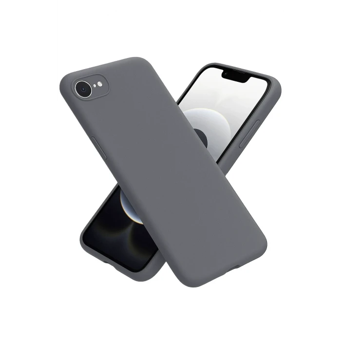 ieg™  iPhone 16E Kılıf First Silikon - Gri